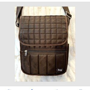 Brown Lug Crossbody Bag
